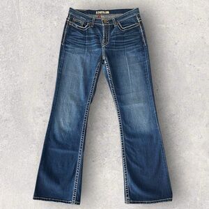 BKE Flare Women's Jeans in Deep Blue